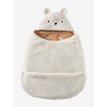 Nid d'ange transformable en tapis  langer peluche cru