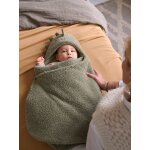 Nid d'ange transformable en tapis � langer peluche kaki