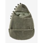 Nid d'ange transformable en tapis  langer peluche kaki