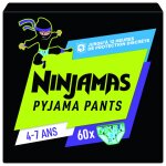 Ninjamas pyjama pants gar�on, 60 sous - v�tement de nuit, 4 - 7 ans, paquet 1 mois multicouleur