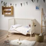 Oreiller bb moelleux enveloppe coton bio blanc