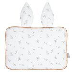 Oreiller extra plat lapin melody melody, blanc imprim� minimali