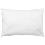 Oreiller moelleux en coton bio blanc