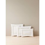 Oreiller plat coton bio * bio collection blanc