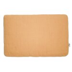 Oreiller plat en gaze de coton jeanne camel