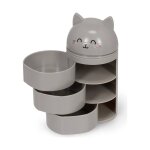 Organiseur de bureau kitty gris