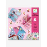 Origami - cocottes � gages fleurs rose