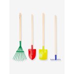 Outils de jardin pour enfants kunterbunt small foot, 4 pices multicolore