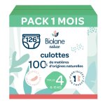 Pack 1 mois couches - culottes taille 4 (8 � 15 kg) - 126 couches multicolore