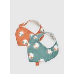 Pack de 2 bavoirs bandana coton imprim� pour b�b� multicolore