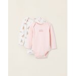 Pack 2 bodies de coton multicolore