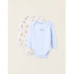 Pack 2 bodies de coton multicolore