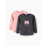 Pack 2 t - shirts À manches longues rose Pack 2 t - shirts À manches longues rose