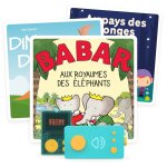Pack 3 livres audio interactifs pour enfant d�s 3 ans - 38 histoires � composer, 4h20 d'�coute multicolore ...