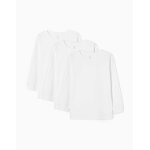 Pack 3 maillots de corps blanc