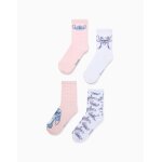 Pack de 4 paires de chaussettes 'stitch' multicolore Pack de 4 paires de chaussettes 'stitch' multicolore