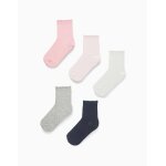 Pack de 5 paires de chaussettes  tige ondule multicolore
