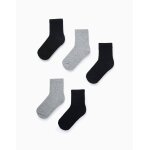 Pack 5 paires de chaussettes unies multicolore Pack 5 paires de chaussettes unies multicolore