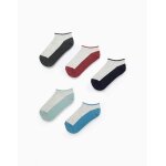 Pack 5 paires de socquettes bicolores multicolore