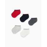 Pack de 5 paires de socquettes À rayures multicolore Pack de 5 paires de socquettes À rayures multicolore