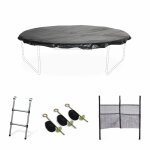 Pack accessoires pour trampoline ?250  ?490cm pack accessoires noir