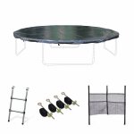 Pack accessoires pour trampoline ?370cm pack accessoires gris