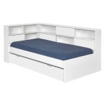 Pack lit cosy gigogne avec 2 matelas play blanc Pack lit cosy gigogne avec 2 matelas play blanc