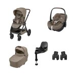 Pack poussette naissance oxford + , cosi pebble 360 pro 2, embase familyfix 360 pro twillic truffle