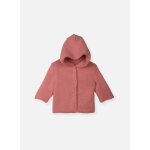 Paletot en coton b�b� bouton de rose