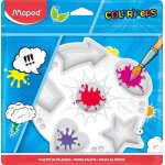 Palette de peinture en plastique multi - coloured