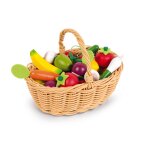 Panier de 24 fruits et lgumes rouge