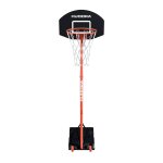 Panier de basket - ball sur pied 205 avec ballon et pompe rouge et noir Panier de basket - ball sur pied 205 avec ballon et pompe rouge et noir