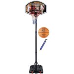 Panier de basket avec socle  lester + ballon et pompe noir