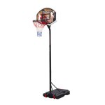 Panier de basket avec socle � lester + ballon et pompe noir