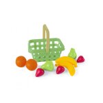 Panier de fruits - 10 pi�ces en filet vert, rouge, jaune et orange