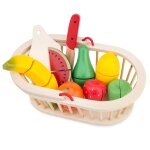 Panier de fruits beige