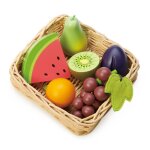 Panier de fruits beige