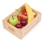Panier de fruits en bois jeu de dnette pour enfants multicolor