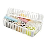 Panier de lavage au lave vaisselle blanc