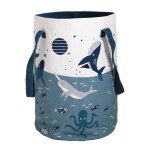 Panier de rangement pour chambre enfant little deep blue multicolore