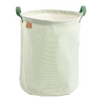 Panier de rangement tissu en coton - botanica vert