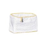 Paniere tissu en coton - eli & zeli blanc