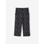 Pantacourt fille en gaze de coton anthracite