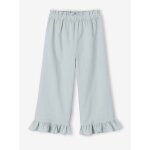 Pantacourt fille large volants vert sauge