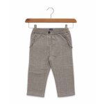 Pantalon 100% coton b�b� fille gris