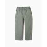 Pantalon baggy en coton facile � enfiler b&s vert clair