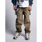 Pantalon balloon gar�on noisette