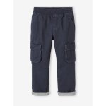 Pantalon battle doublé garçon facile à enfiler bleu nuit Pantalon battle doublé garçon facile à enfiler bleu nuit