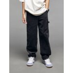 Pantalon battle gar�on en velours anthracite