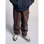 Pantalon battle gar�on en velours noisette